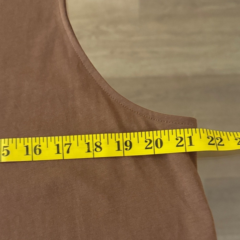 Old Navy Chocolate Brown Sleeveless Midi Dress - Picture 5 of 6